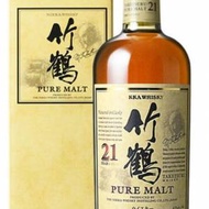 竹鶴21年 純麥威士忌 禮品盒裝 700ml