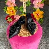 New model pointed toe heels with flower bows, super quality, real photo, 3-inch, 5-inch and 7-inch s