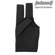 EDANAD 3 Fingers Cue Gloves, Breathable Three Finger Billiard Pool Gloves, Billiard accessories Elas