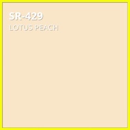 ☪ ◎ ❧ SR 429 LOTUS PEACH DAVIES SUN AND RAIN ELASTOMERIC PAINT 4LITERS