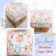 Cake Box Cake Box Bon Appetit 20x20 x 18