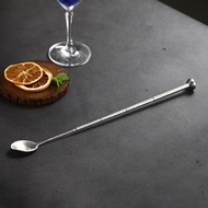 Stainless Steel Cocktail Stirring Spoon Commercial Retractable Bar Spoon Mixing Spoon Bar Mixing Too