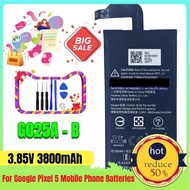 3800mAh Suitable for Google Pixel 5 X  Pixel 5 G025A - B Mobile Phone Batteries