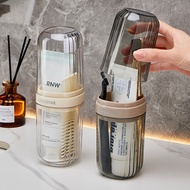 漱口杯 牙杯 牙刷 收納盒  Toothpaste travel Plastic Organizer Household tempat letak bekas ubat berus gigi bili