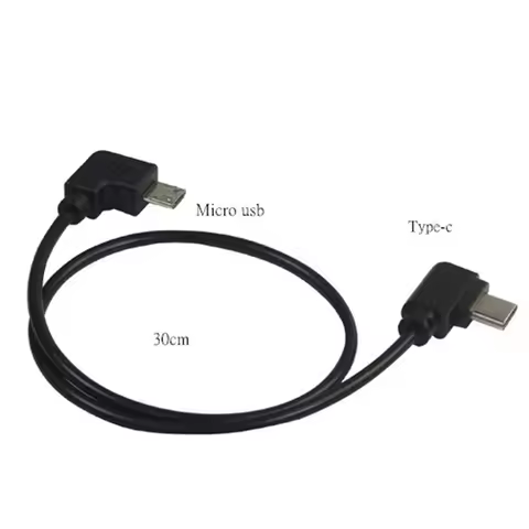 USB-C to Micro USB Remote Multi-Camera Control Cable for DJI Ronin-SC Ronin SC and Canon M50 Camera 