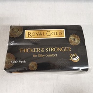 [MEOW] Royal Gold Tissue Soft Pack (50 sheet x 3 ply) / Tisu Royal Gold 3 Pack