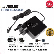[SG] 65W WALL CHARGER for ASUS CE/ Safety Mark 19V 3.42A ALL Models Laptop Charger Power ASUS ADP-65