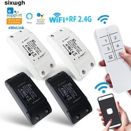 EWeLink WiFi Smart Switch Wireless Relay Module Works with Alexa Google Home iec 320 c7 cable timer 
