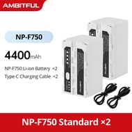 AMBITFUL NP-F550/F750/F970 Video Light Li-ion Battery for Universal LED Fill Light Li-ion Battery