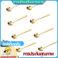 8 PCS Mini Spoons,2.9" Tiny Stainless Steel Spoons for Spices Jars, Small Condiment Spoon for Spices