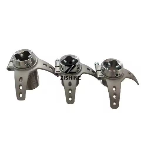 4P41-L Elongated Rotatable Female Three Jaws 40/55/70mm Stainless Steel Prosthetic Socket Adapter Ar