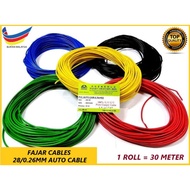 Stranded Automotive Equipment Wire Hookup Auto Cable 20kg/22/24/26/28/30 AWG