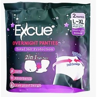 Excue Sanitary Panties Size L-XL (2pcs/pack) Sanitary Pad Kotex Libresse