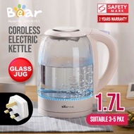 Bear Electric Kettle 1.7L Glass kettle (ZDH-A17L1)
