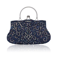kvrf Shop Exquisite Handmade Bead Embroidery Clutch in Multi-Color Options from Malaysia