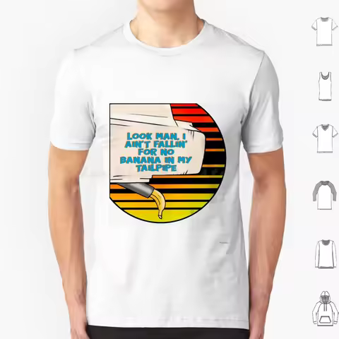 Banana In My Tailpipe T Shirt 6xl Cotton Cool Tee 80s 80s Movies Axel Foley Axel Foley Beverly Hills