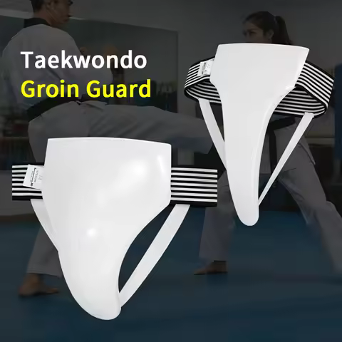 Groin Guard Genital Protector for Boxing MMA Muay Thai Kickboxing Male Female Thickened Padding Impa