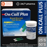(Exp: 02/2026) Acon On Call Plus Oncall Plus Blood Glucose Test Strips 25's/50's alcon strip 艾康尿常规试纸