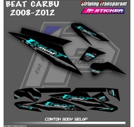 BEAT KARBU (COD) STIKER STRIPING MOTOR HONDA BEAT KARBU - STIKER LIST GRAFIK SIMPLE WARNA VARIASI DE