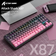 ATTACK SHARK X87 Wireless Mechanical Keyboard 87 Keys TKL Gasket RGB Hot Swap
