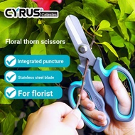 CYRUS CYRUS CYRUS Floral Scissors-Gardening Flower Trimming Remove Puncture Remove Leaf Flower Arran
