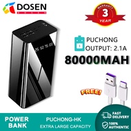 DOSEN 10000mah 80000mah power bank 50000mah original 2.1A 4USB 3 Output 20000 mAh Power Bank Power B