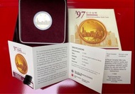 1997 香港回歸紀念金幣 Commemorative Gold Coin