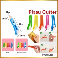 Pisau Cutter Mini Gantungan Kunci Pisau Cutter Kecil Silet Tajam Pemotong Praktis