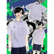 ชุดเสื้อผ้าตุ๊กตา Fattys Big Brother 3 ชิ้น BJD Thai School Uniform Doll Clothes สําหรับตุ๊กตาผ้าฝ้า