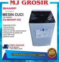 Promo Mesin Cuci Sharp Esm 8000 8 Kg 1 Tabung Esm8000 Top Loading