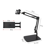 ที่วางโทรศัพท์มือถือ/แท็บเล็ต แบบยืดหดได้ ใช้ได้ทั่วไป ที่วางโทรศัพท์ ขาตั้งโทรศัพท์มือถือ ฐานเหลี่ย