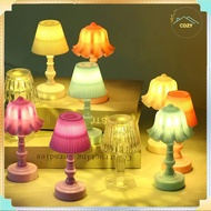 LED Night Light White Aesthetic Bedroom Decoration Cute Nightlamp Lamp Decoration Gift Souvenir Batt