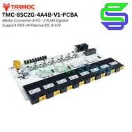 Tarmoc TMC-8SC2G-4A4B-V1-PCBA | BOARD Media Converter Switch 8FO 2LAN / 8 FO 2 Gigabit POE IN 9-57 V