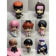Preloved mini figure mf29 sarutobi sasuke nendoriod mink shirokuro capsule tatsuya himuro the quinte