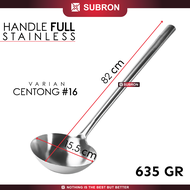 SUBRON Spatula Sodet Sutil Centong Stainless Besar Katel Kuali Wok Wajan Kuat Kokoh Masak