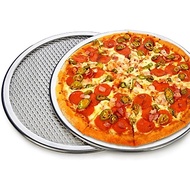 Loyang Pizza 2 Keping Tanpa Sambungan Aluminium Jaring Pizza Skrin Pizza Dulang Pembakar Jaring Pemb
