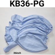 KB36-PG Latex balloon 36 inch 90 cm jumbo matte thick lightbiru unit (Macaron Round Latex Balloon) p