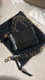 Chanel Gabrielle Hobo S size 流浪包黑色(肩帶款)