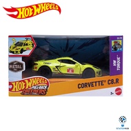 Hot Wheels Pull-Back Speeders Corvette C8.R Diecast 1:43 Kereta Mainan Tarik Lepas Mattel Toy Car Ve