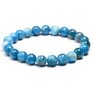 Personalized Natural Ocean Blue Apatite Stone Beads Blets