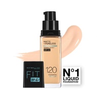 MAYBELLINE Fit Me Matte+Poreless Liquid Foundation 120 Classic Ivory Spf (Pump) 30Ml