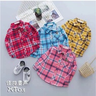 KEMEJA BOYS' SHIRTS TOP/S IMPORTED CHILDREN'S CLOTHES/S B3-211