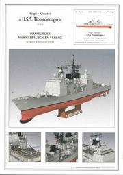 《紙模家》USS. Ticonderoga 提康德羅加級神盾飛彈巡洋艦1:250 #2(A4)  紙模型套件*免運費