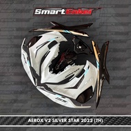 ORIGINAL-NVX155 V2 AEROX SILVER STAR 2022 COVERSET