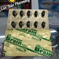 [odd 1 blister of 10 tablets] GENUINE BRAIN GOLD CANADAS HELP SUPPLEMENT THE BRAIN, SLEEP GOOD, IMPR