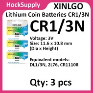 [3pcs] XINLGO CR1/3N 2L76 CR11108 3V Lithium Battery