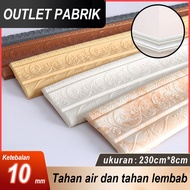 COD! Wallpaper List Foam 3D Wallborder Stiker Dinding Dekorasi Kamar Rumah 2.3 Meter Promo Murah Sou