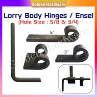 Lorry Hinges / Welding Hinges Metal / Ensel Welding Pintu / Ensel Besi / Door Hinges / Ensel Pintu P