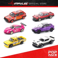 PopRace 1/64 Golf GTI / RWB 997 / Datsun 620 / GTR V8 Kenmeri / GTR V8 Hakosuka / DBX 707