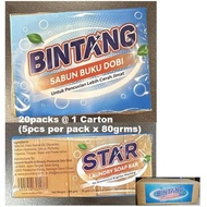Bintang Sabun Dobi / Star Laundry Soup Bar (1 carton)